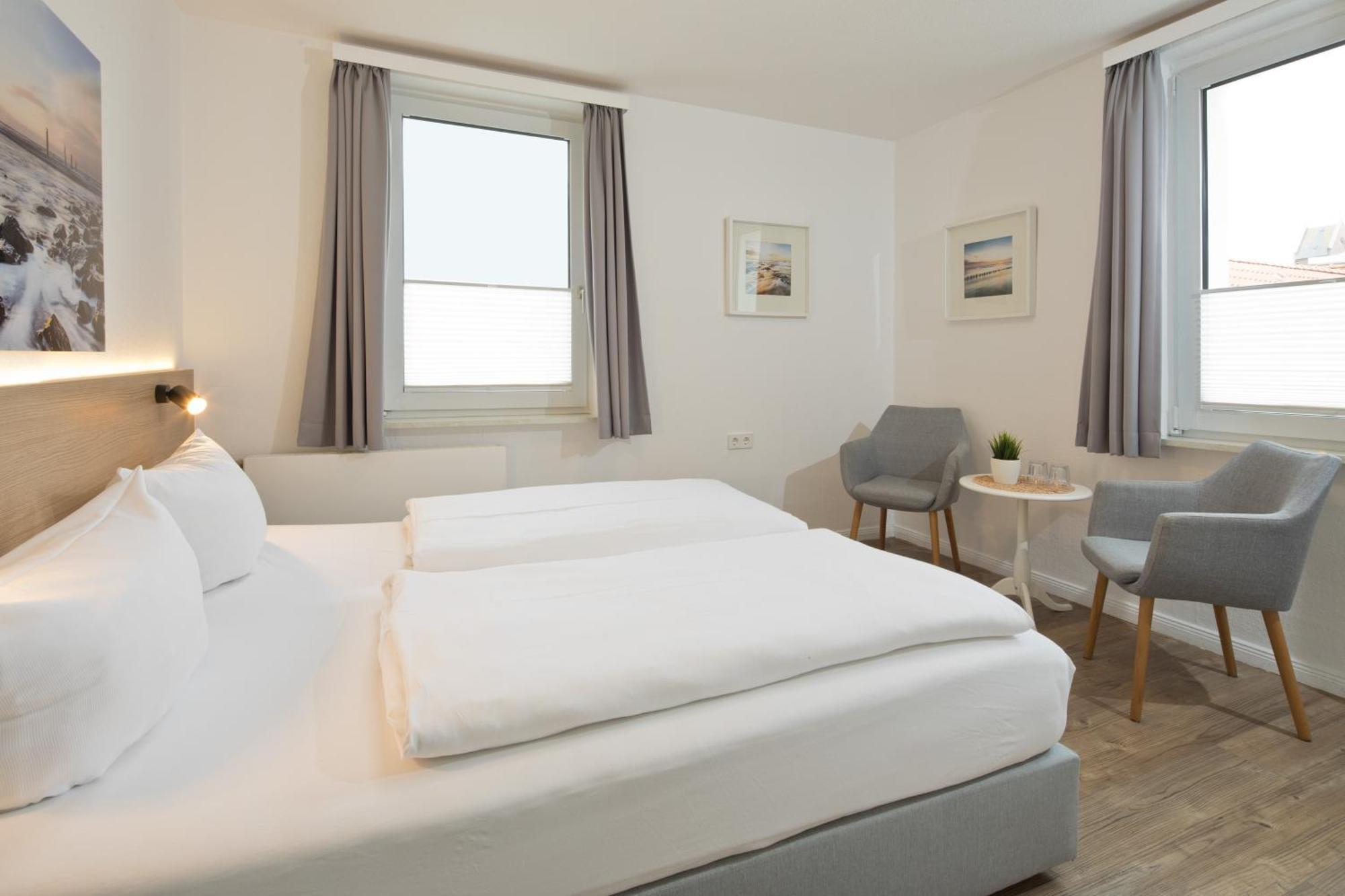 Haus Menno Janssen - Doppelzimmer Norderney Dış mekan fotoğraf