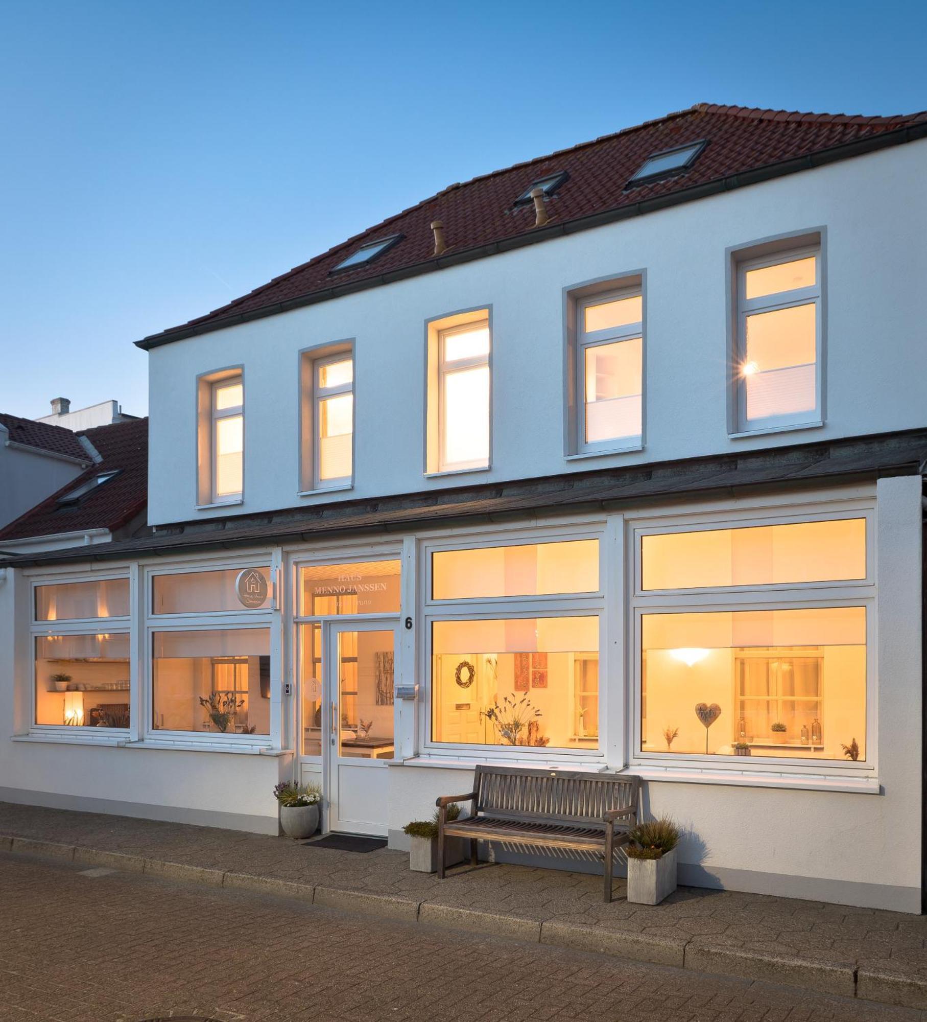 Haus Menno Janssen - Doppelzimmer Norderney Dış mekan fotoğraf